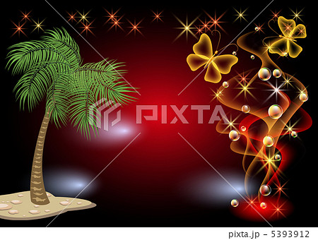 Palm, stars, smoke and butterfly Palm, stars, smoke and butterfly 5393912