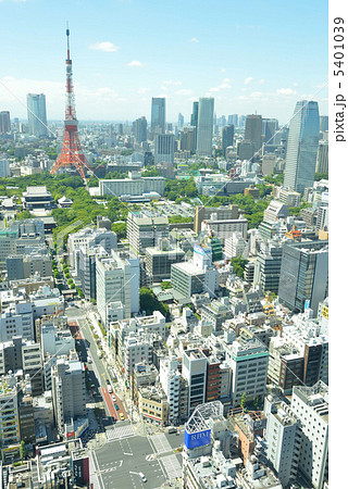 東京タワー周辺の写真素材