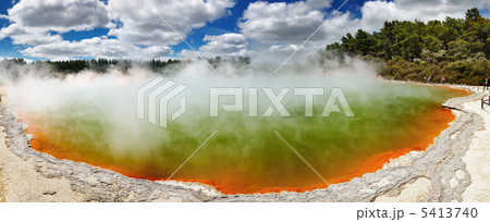 Hot thermal spring, New Zealand Hot thermal spring, New Zealand 5413740