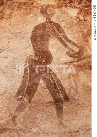 Rock paintings of Tassili N'Ajjer, Algeria Rock paintings of Tassili N'Ajjer, Algeria 5413760
