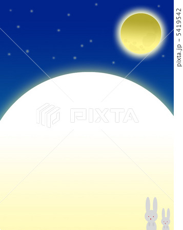満月とうさぎ 5419542
