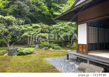 仙洞御所 醒花亭と苔庭 仙洞御所 醒花亭と苔庭 5419596