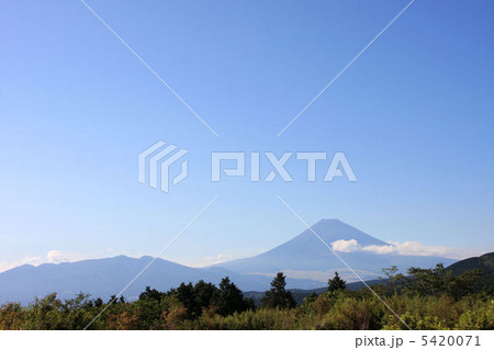 静岡県・田方郡・十国峠から眺める富士山 静岡県・田方郡・十国峠から眺める富士山 5420071