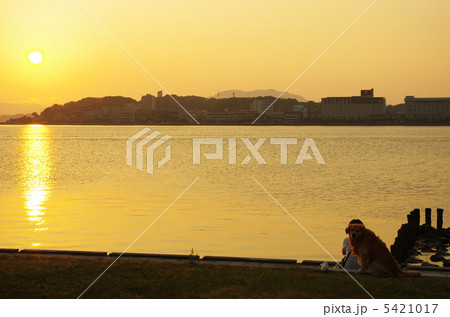 宍道湖の夕日 5421017