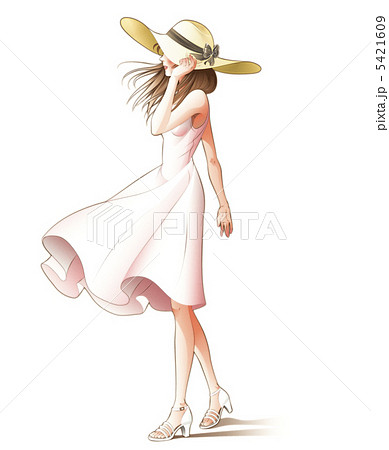 Skirt Dancing In The Wind Part 2 Stock Illustration