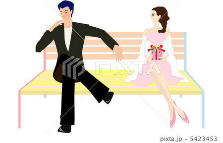 ベンチにて♪ 5423453