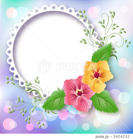 Photo frame and pansies Photo frame and pansies 5424232