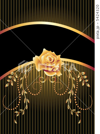 Background with golden ornament 5424320