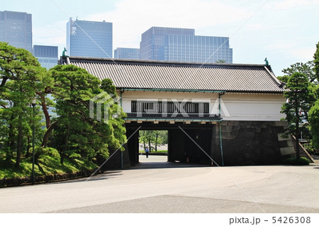 一般参観コースから見た皇居、江戸城・坂下門 一般参観コースから見た皇居、江戸城・坂下門 5426308