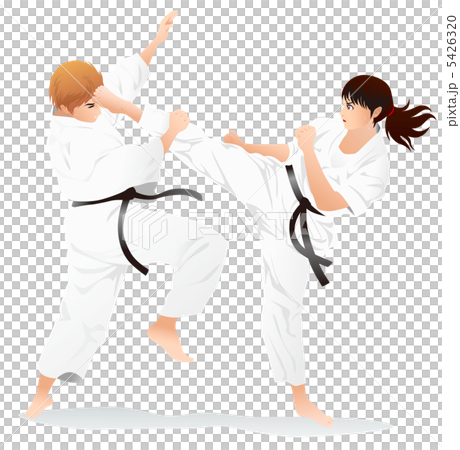 女性空手の組手A 5426320