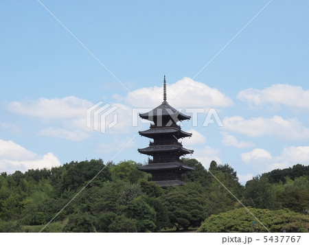 夏の日の備中国分寺 夏の日の備中国分寺 5437767