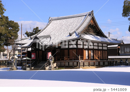 四国霊場第75番札所「善通寺」雪の釈迦堂 5441009