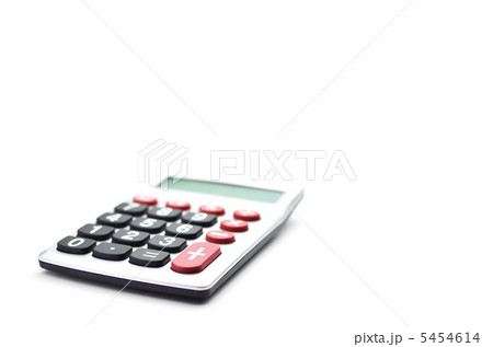 電卓 銀 白バック 電卓 銀 白バック 5454614