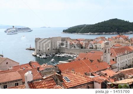 世界遺産ドブロヴニクの町並み 5455700