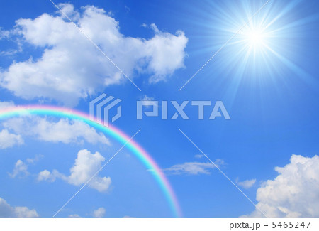 青空と太陽と虹 5465247