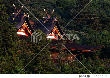 夕映えの吉備津神社 夕映えの吉備津神社 5465688