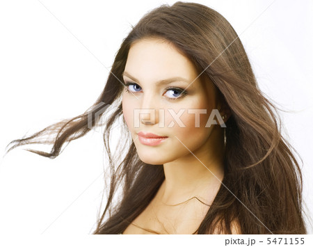 Beautiful Girl with long Hair. Perfect Skin 5471155