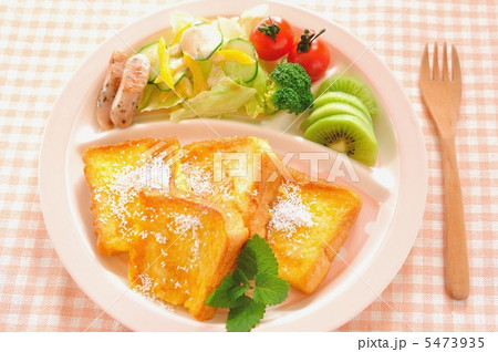 ワンプレートのフレンチトースト ワンプレートのフレンチトースト 5473935