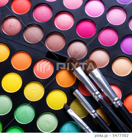 Makeup set. Professional multicolor eyeshadow palette Makeup set. Professional multicolor eyeshadow palette 5477302