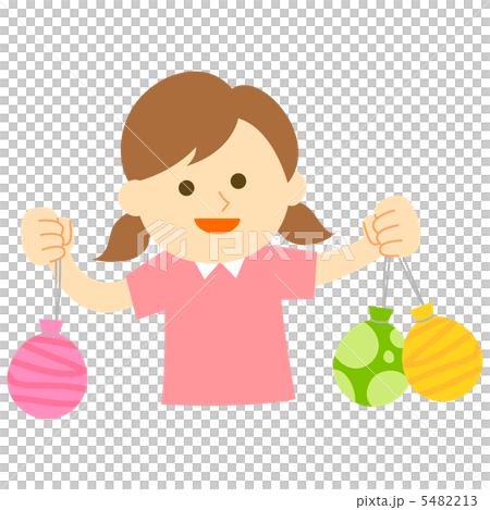 ヨーヨーを持つ女の子 5482213