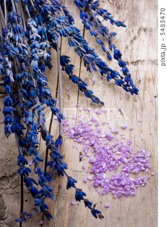 Lavender Spa over wooden background 5483470