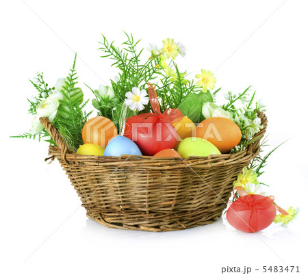 Easter Eggs In The Basket 5483471