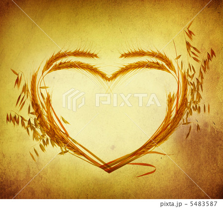Old Styled Wheat Heart Frame 5483587