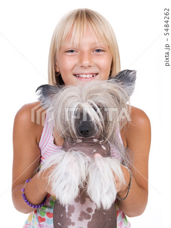 Girl With Dog 5484262