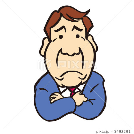 悩む社長さん 悩む社長さん 5492291