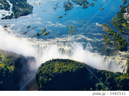 Zambezi river and Victoria Falls 5492531