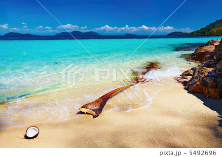 Tropical beach, Thailand 5492696