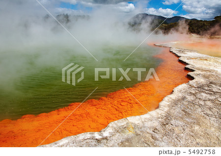 Hot thermal spring, New Zealand Hot thermal spring, New Zealand 5492758