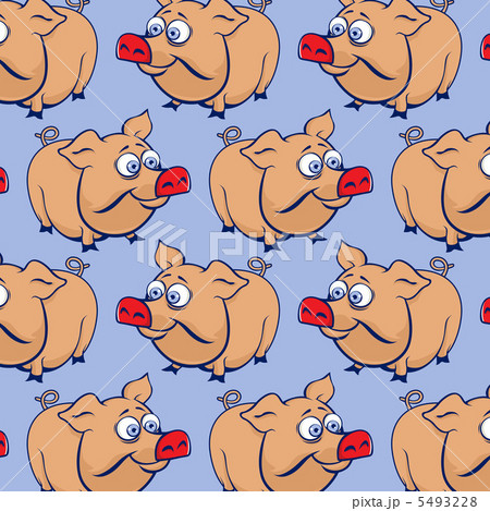 cartoon pig background 5493228