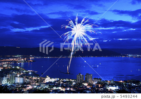 諏訪湖の花火 諏訪湖の花火 5493244