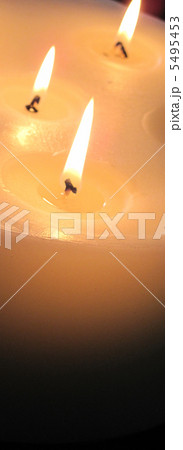 大きなキャンドル(縦長) 5495453