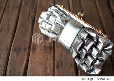 シルバーのパーティーバッグ　クラッチバッグ 5498181