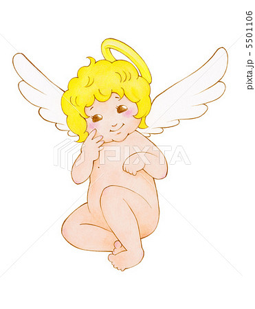 はにかむ天使　光輪あり 5501106