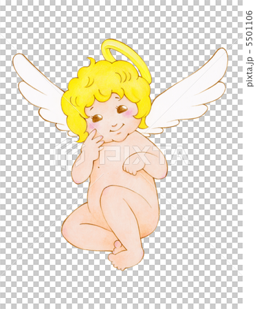 はにかむ天使　光輪あり 5501106