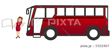 バスで観光 5502907