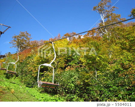 月山リフト・紅葉 月山リフト・紅葉 5504011