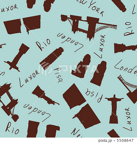 Seamless landmark pattern 5508647