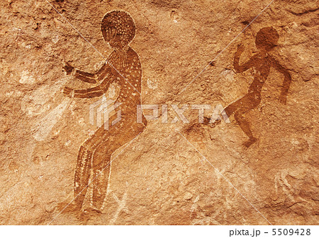 Rock paintings of Tassili N'Ajjer, Algeria 5509428
