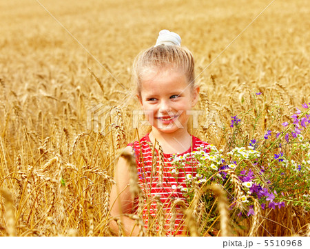 Child in wheat field. Child in wheat field. 5510968