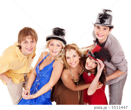 Group young people on party. Group young people on party. 5511447