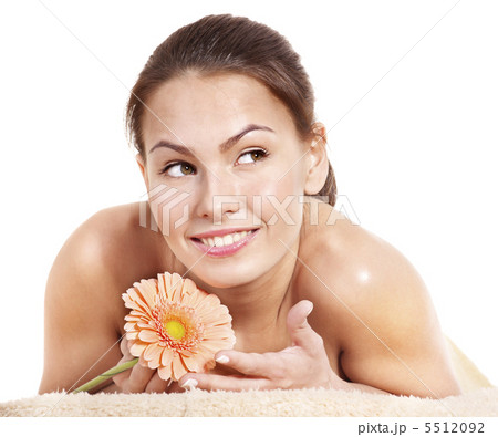 Young woman having massage. 5512092