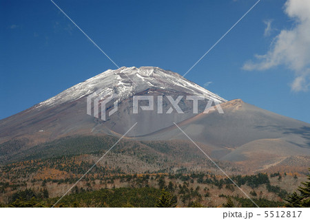 富士山と宝永山 富士山と宝永山 5512817