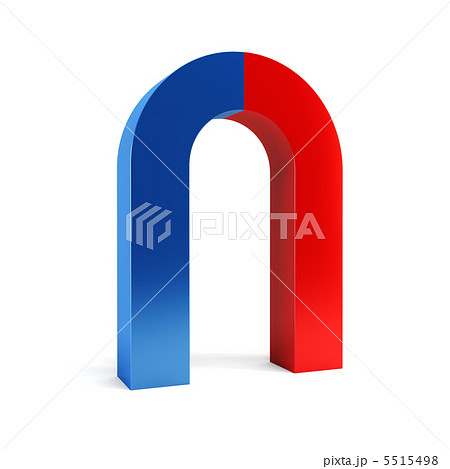 isolated two-colored magnet isolated two-colored magnet 5515498