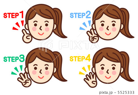 女の子ステップ12345 5525333