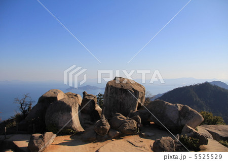 宮島弥山 山頂 付近 宮島弥山 山頂 付近 5525529