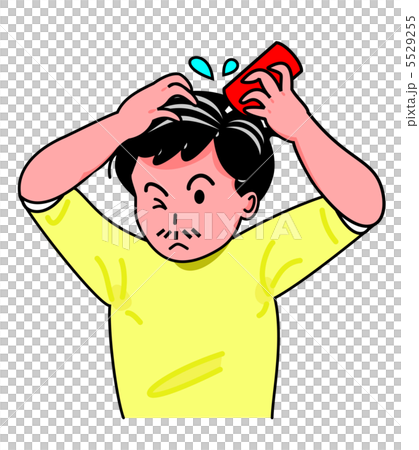 育毛剤をつける男性 育毛剤をつける男性 5529255